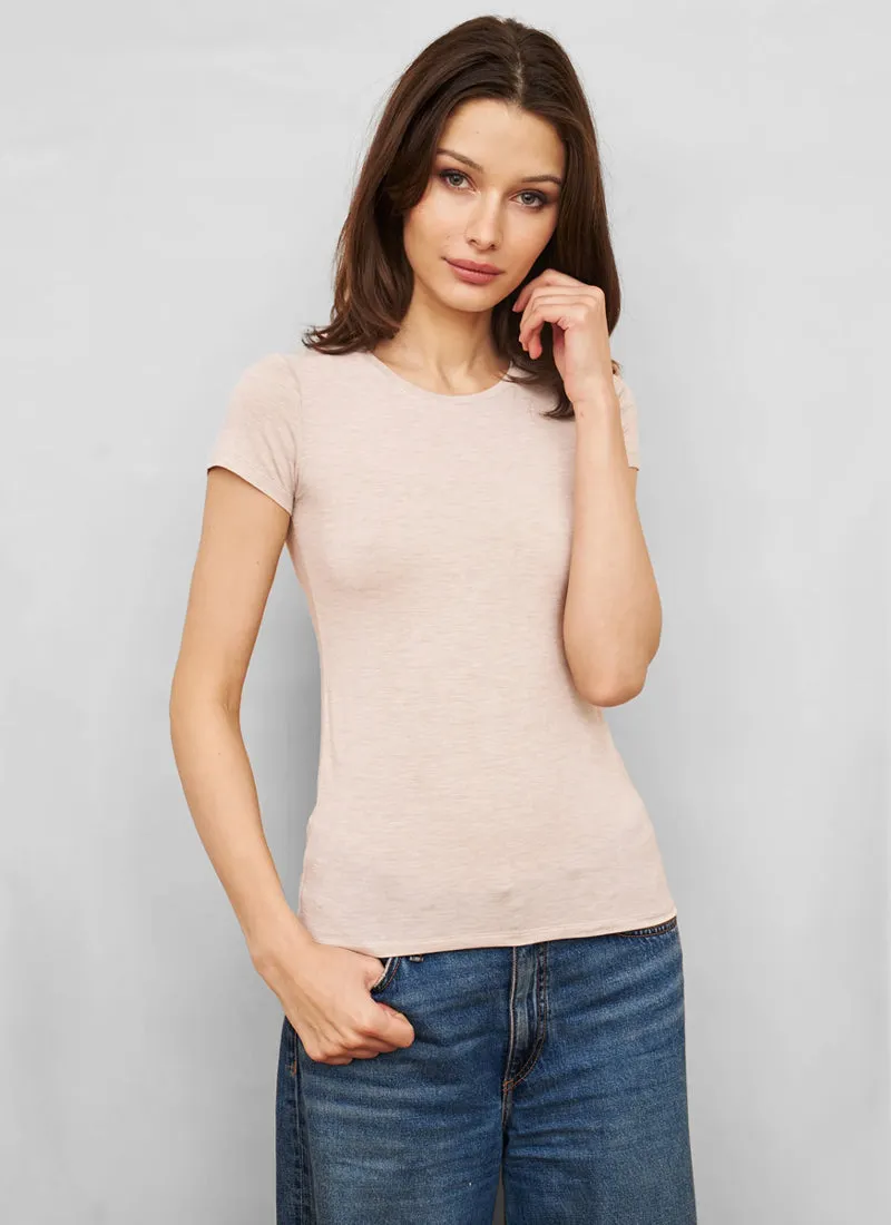Soft Touch Short Sleeve Semi Relax Crew T-Shirt