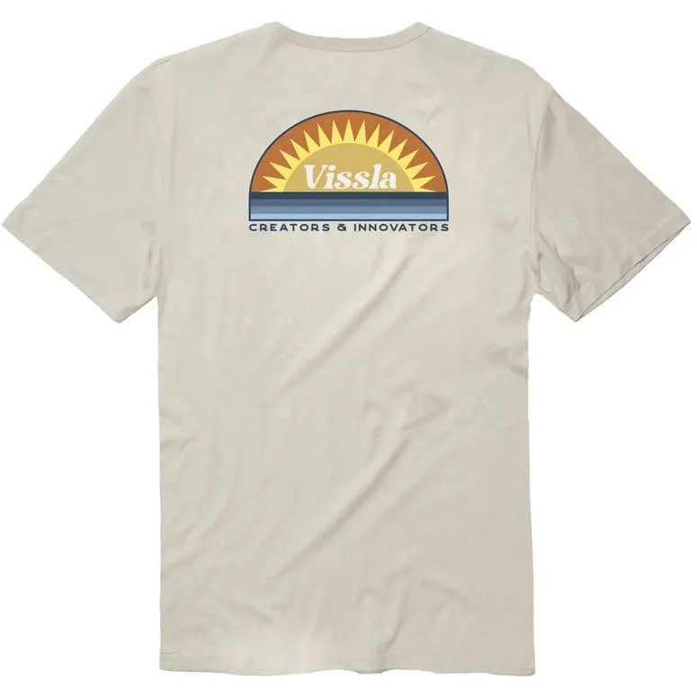 Sunsets Organic PKT Tee - Bone