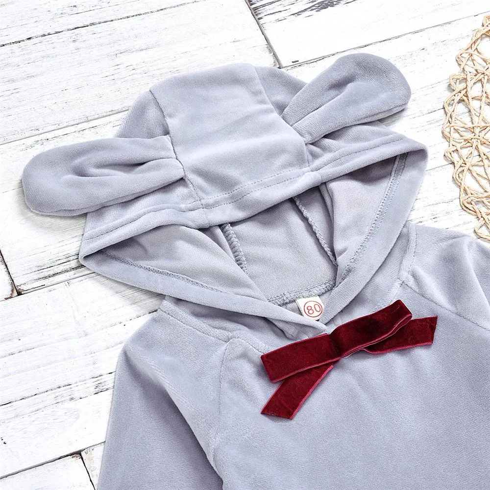 Toddler Girls Hooded Long Sleeve Top & Pants Baby Girl Wholesale