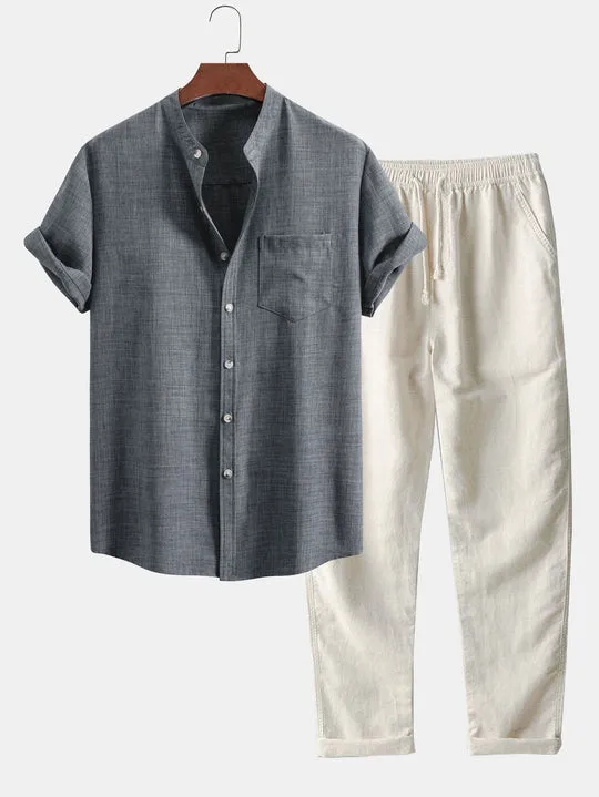 Venice | Button-Up Shirt & Pants Set