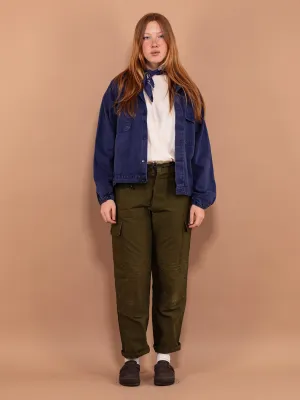 Vintage 80's Women Cropped Work Jacket