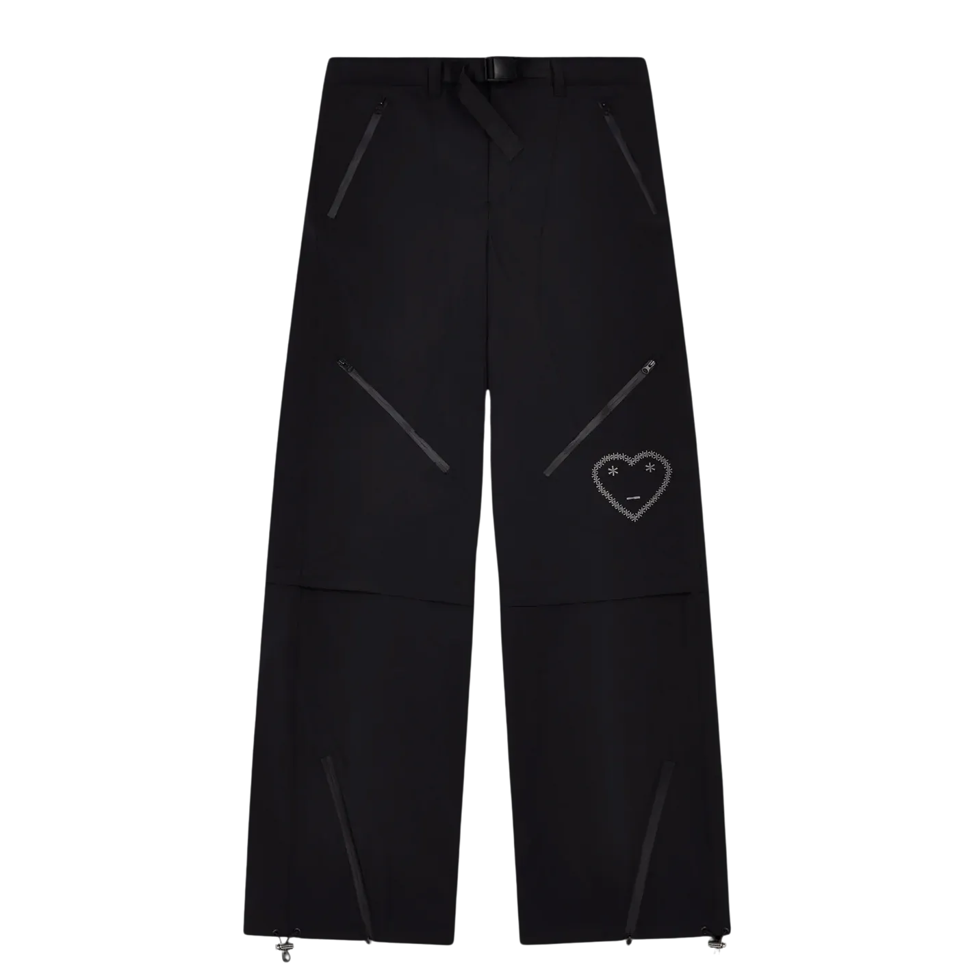 WATER RESISTANT SKI PANTS/SHORTS BLACK