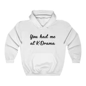 You Had Me At K-Drama Hoodie - Trendy Winter Kpop Hoodies Kpop Fashion - Kpop Hooded Sweater